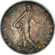 Frankreich, Semeuse, 50 Centimes, 1919, Paris, VZ, Silber, KM:854, Gadoury:420