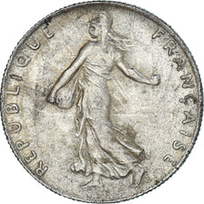 France, Semeuse, 50 Centimes, 1914, Paris, AU(50-53), Silver, KM:854,Gadoury 420