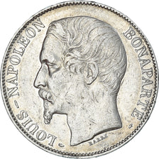 France, Napoléon III,5 Francs,1852, Paris,EF(40-45),Silver, KM:773.1,Gadoury 739