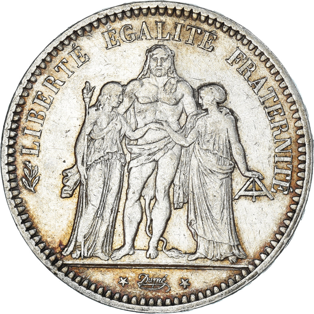Monnaie, France, Hercule, 5 Francs, 1849, Paris, TTB, Argent, Gadoury:683