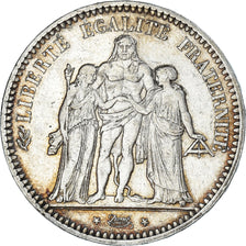 Monnaie, France, Hercule, 5 Francs, 1849, Paris, TTB, Argent, Gadoury:683