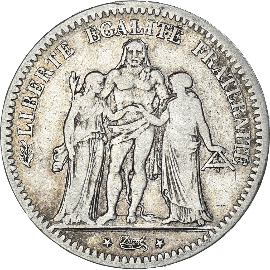 Monnaie, France, Hercule, 5 Francs, 1848, Paris, TB+, Argent, Gadoury:683