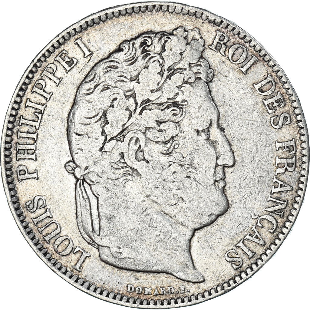Coin, France, Louis-Philippe, 5 Francs, 1834, Perpignan, VF(20-25), Silver