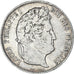 Coin, France, Louis-Philippe, 5 Francs, 1834, Perpignan, VF(20-25), Silver
