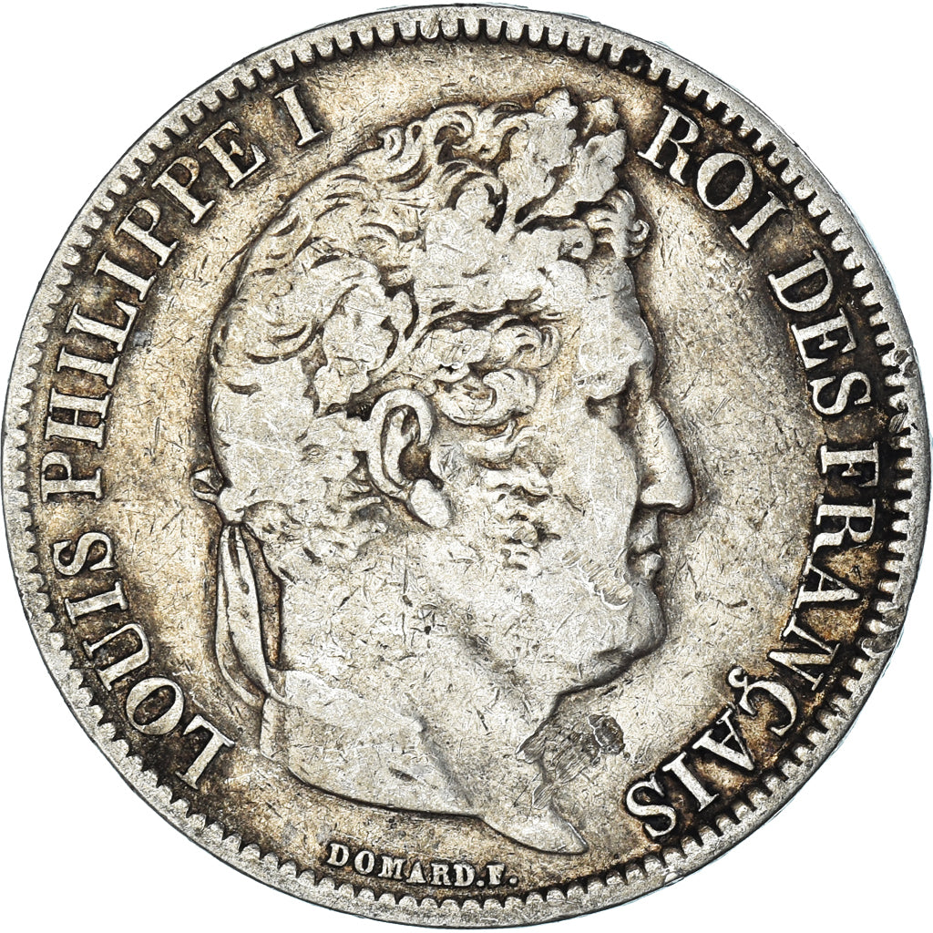 Moneta, Francja, Louis-Philippe, 5 Francs, 1831, Lille, VF(30-35), Srebro