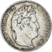Moneta, Francia, Louis-Philippe, 5 Francs, 1842, Lille, MB+, Argento, KM:749.13
