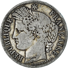 Coin, France, Cérès, 5 Francs, 1849, Paris, VF(30-35), Silver, KM:761.1