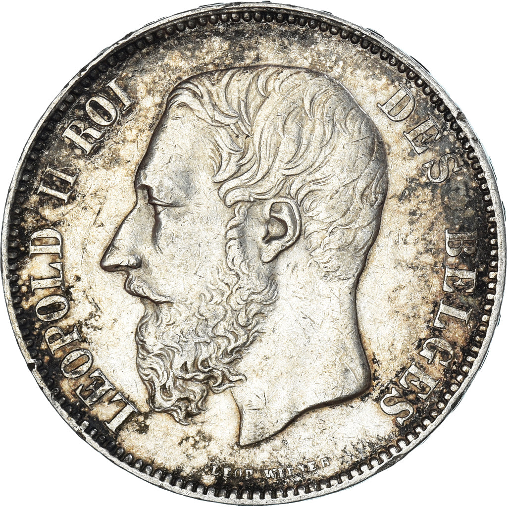 Monnaie, Belgique, Leopold II, 5 Francs, 5 Frank, 1873, TB+, Argent, KM:24