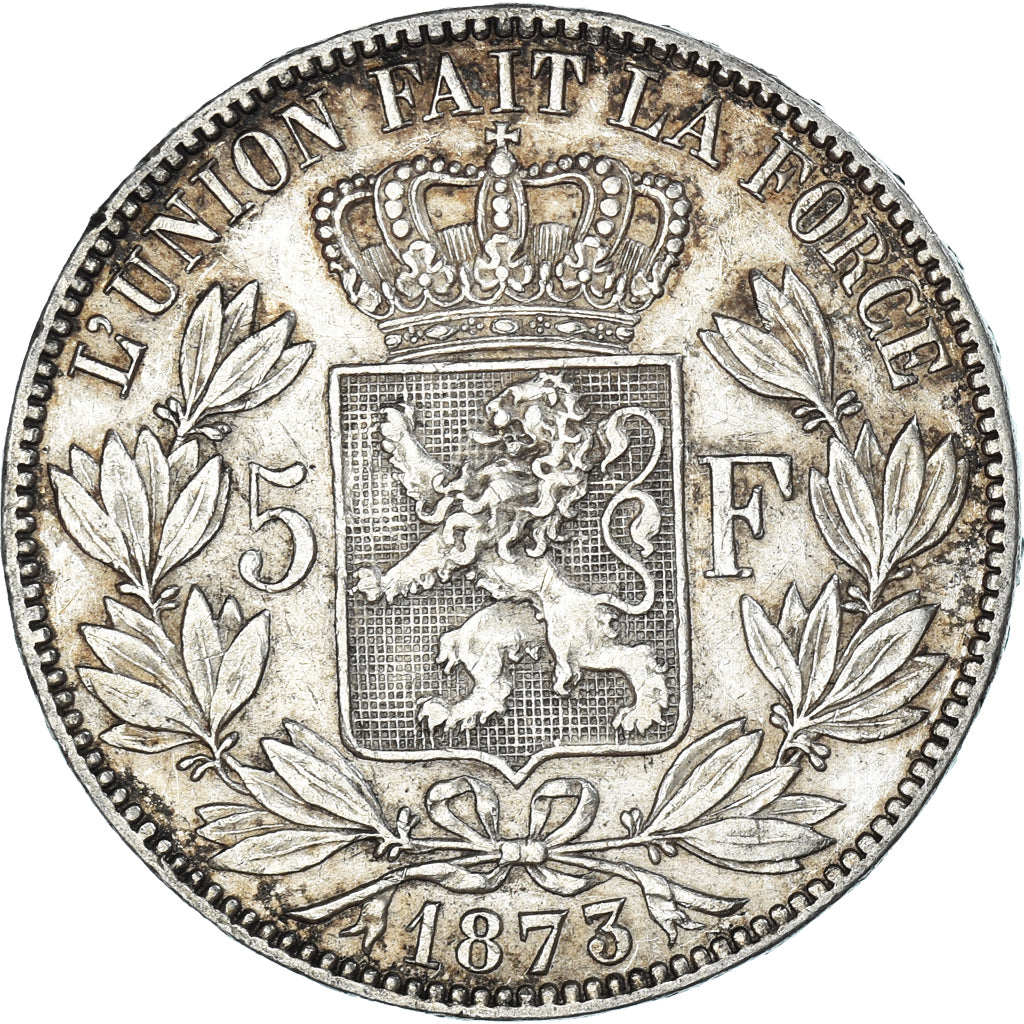 Monnaie, Belgique, Leopold II, 5 Francs, 5 Frank, 1873, TB+, Argent, KM:24
