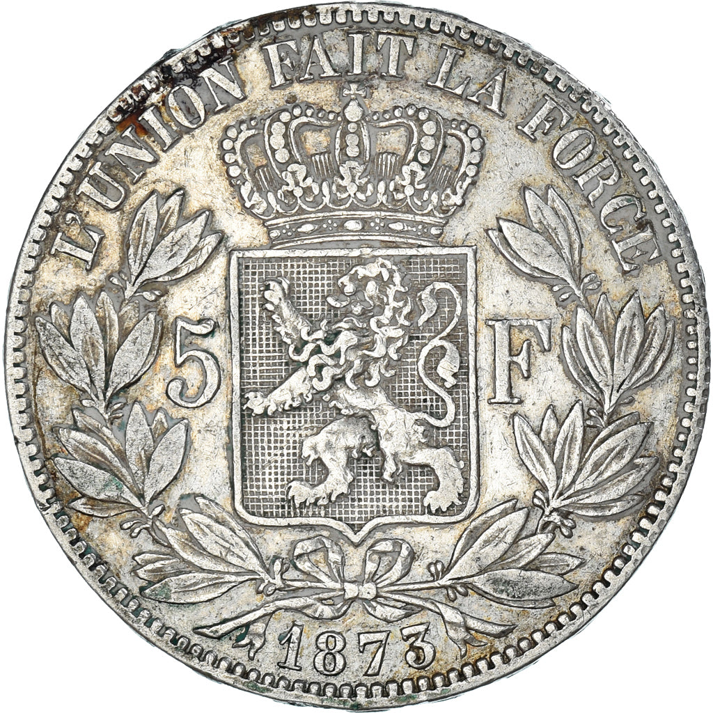 Monnaie, Belgique, Leopold II, 5 Francs, 5 Frank, 1873, TB+, Argent, KM:24