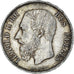 Münze, Belgien, Leopold II, 5 Francs, 5 Frank, 1873, S+, Silber, KM:24