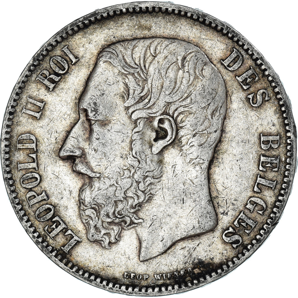 Monnaie, Belgique, Leopold II, 5 Francs, 5 Frank, 1873, TB+, Argent, KM:24