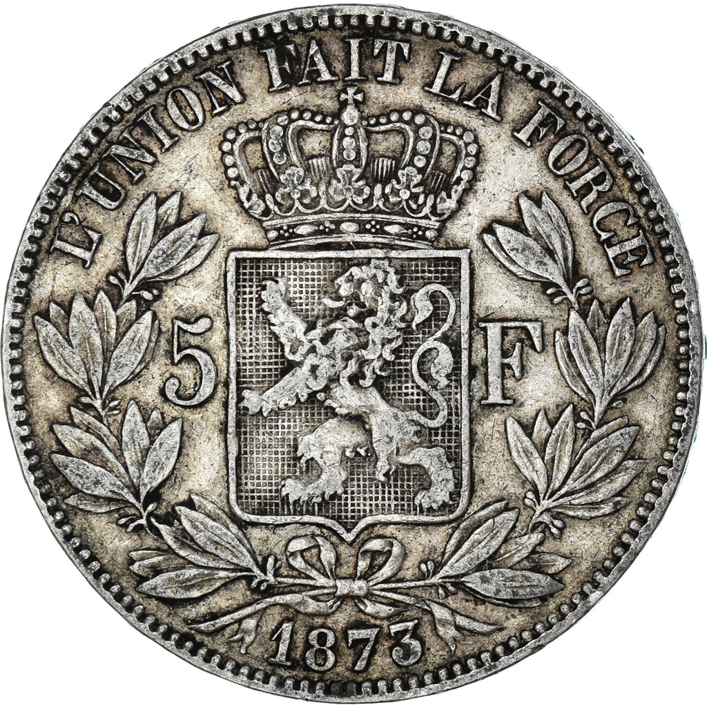 Monnaie, Belgique, Leopold II, 5 Francs, 5 Frank, 1873, TB+, Argent, KM:24