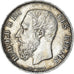 Münze, Belgien, Leopold II, 5 Francs, 5 Frank, 1873, S+, Silber, KM:24