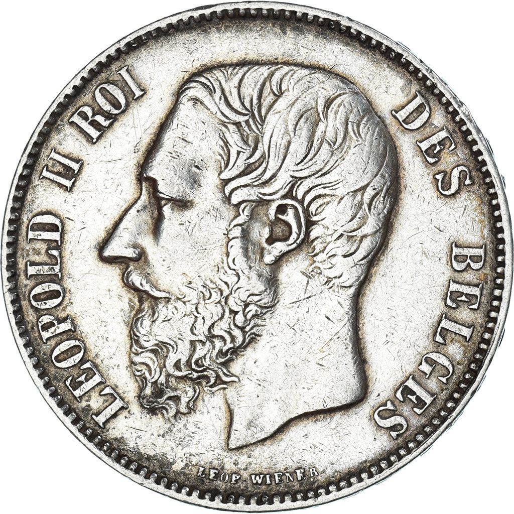 Monnaie, Belgique, Leopold II, 5 Francs, 5 Frank, 1872, TTB, Argent, KM:24