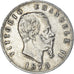 Moneta, Italia, Vittorio Emanuele II, 5 Lire, 1875, Milan, MB+, Argento, KM:8.3