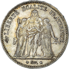 Coin, France, Hercule, 5 Francs, 1874, Paris, EF(40-45), Silver, KM:820.1
