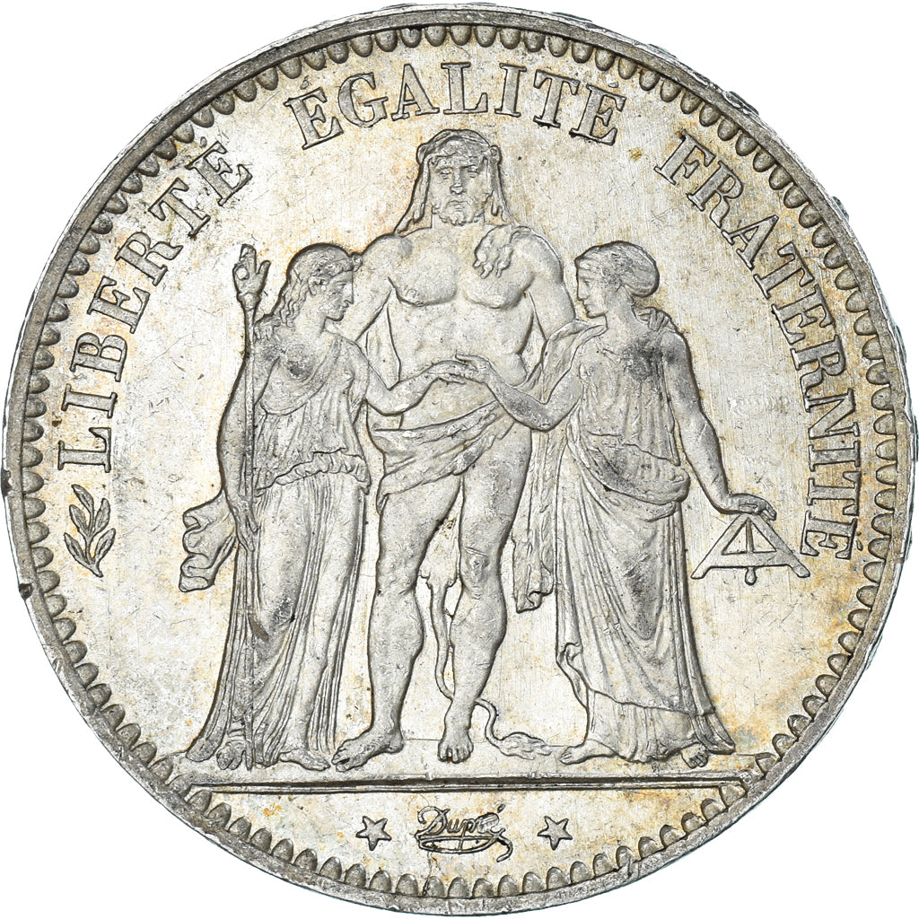 France, Hercule, 5 Francs, 1875, Paris, AU(50-53), Silver, KM:820.1