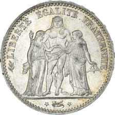 France, Hercule, 5 Francs, 1875, Paris, AU(50-53), Silver, KM:820.1