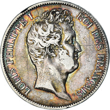 Coin, France, Louis-Philippe, 5 Francs, 1831, Lille, EF(40-45), Silver