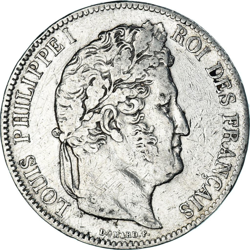 France, Louis-Philippe, 5 Francs, 1841, Rouen, TB+,KM:749.2,Gad 678