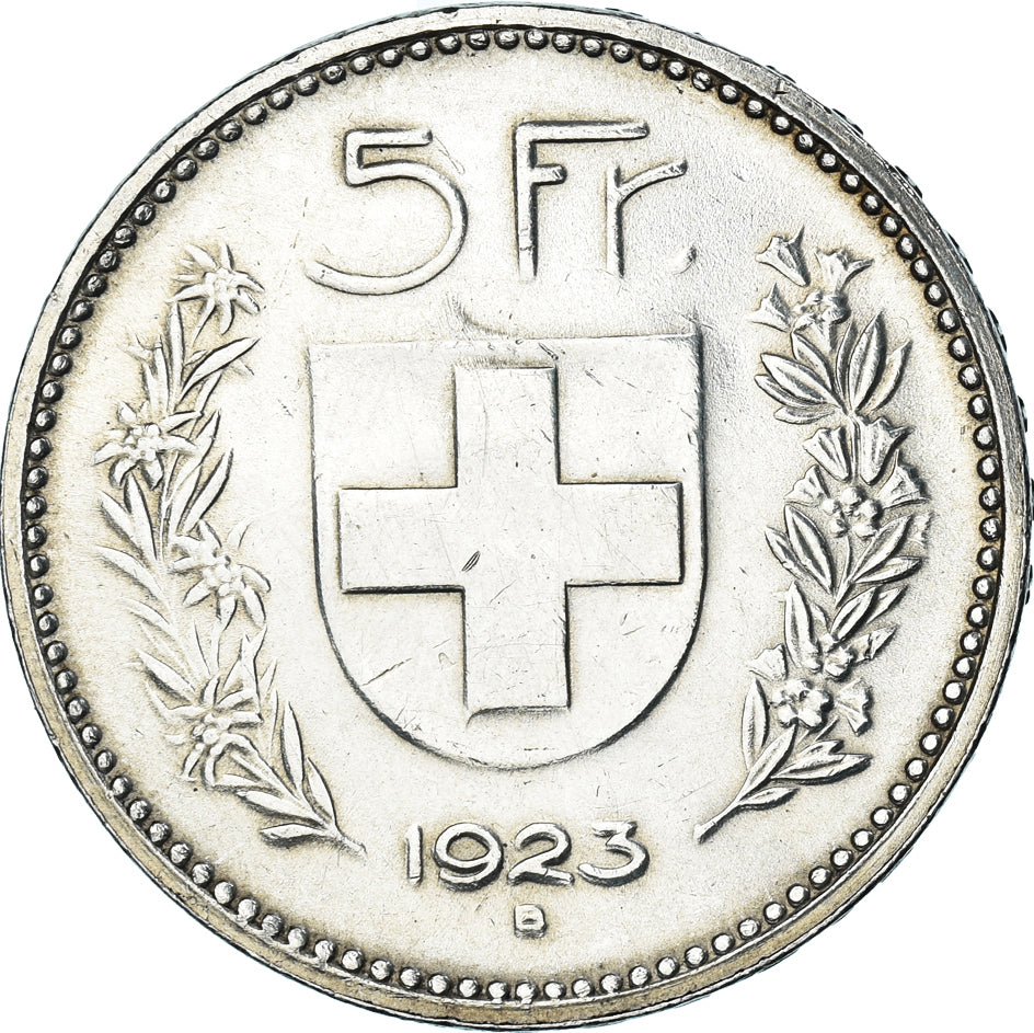 Suisse, 5 Francs, 1923, Bern, TTB, Argent, KM:37