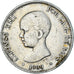 Coin, Spain, Alfonso XIII, 5 Pesetas, 1889, Madrid, VF(30-35), Silver, KM:689