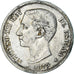 Moneda, España, Alfonso XII, 5 Pesetas, 1875, Madrid, BC+, Plata, KM:671