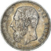 Moneta, Belgio, Leopold II, 5 Francs, 5 Frank, 1870, MB+, Argento, KM:24