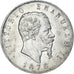 Italy, Vittorio Emanuele II, 5 Lire, 1878, Rome, AU(50-53), Silver, KM:8.4