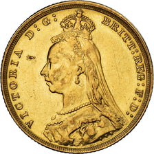 Monnaie, Australie, Victoria, Sovereign, 1888, Londres, Souverain, TTB+, Or