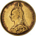 Munten, Australië, Victoria, Sovereign, 1890, Sydney, ZF+, Goud, KM:10