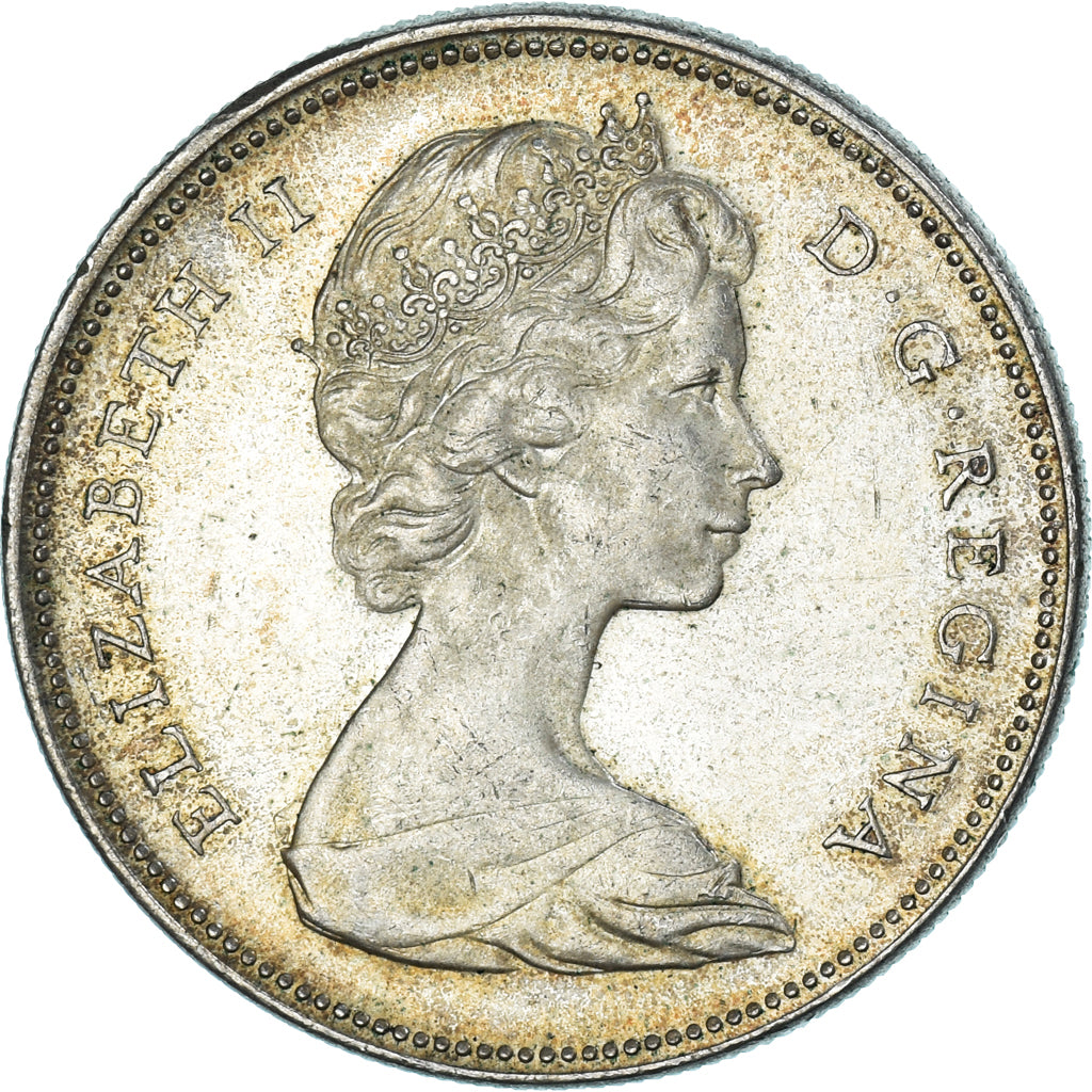 Monnaie, Canada, Elizabeth II, Dollar, 1965, Royal Canadian Mint, Ottawa, TTB+