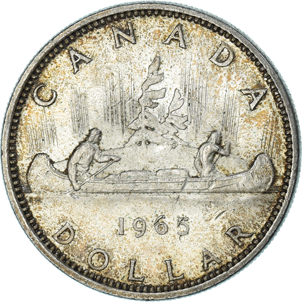 Monnaie, Canada, Elizabeth II, Dollar, 1965, Royal Canadian Mint, Ottawa, TTB+