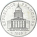 Munten, Frankrijk, Panthéon, 100 Francs, 1989, Paris, ZF+, Zilver, KM:951.1