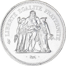 Coin, France, Hercule, 50 Francs, 1977, Paris, MS(60-62), Silver, KM:941.1