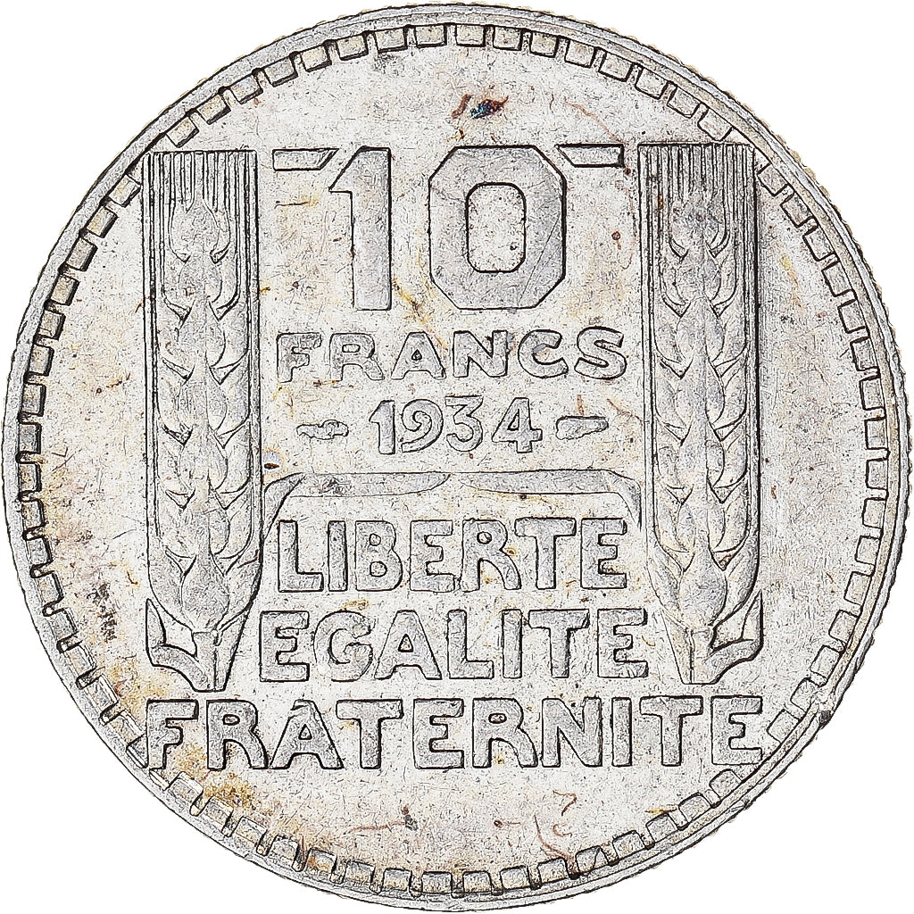 Coin, France, Turin, 10 Francs, 1934, AU(50-53), Silver, KM:878, Gadoury:801