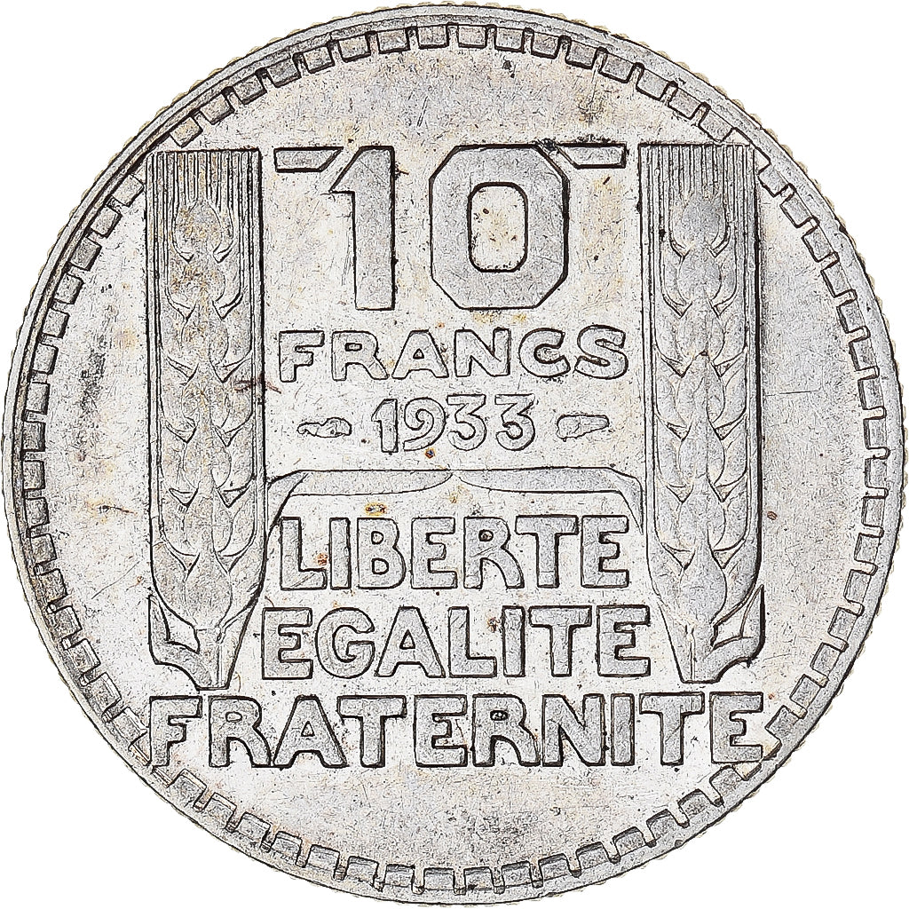 Coin, France, Turin, 10 Francs, 1933, Paris, EF(40-45), Silver, KM:878
