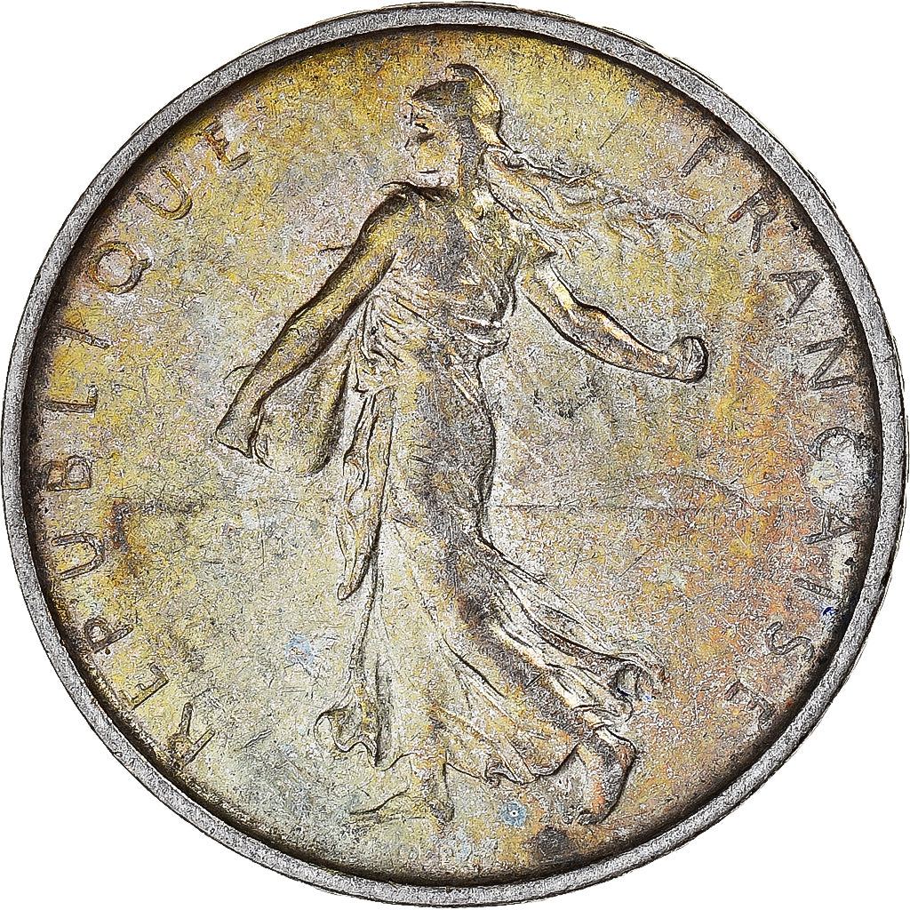 France, Semeuse, 5 Francs, 1966, Paris, AU(50-53), Silver, KM:926, Gadoury:770