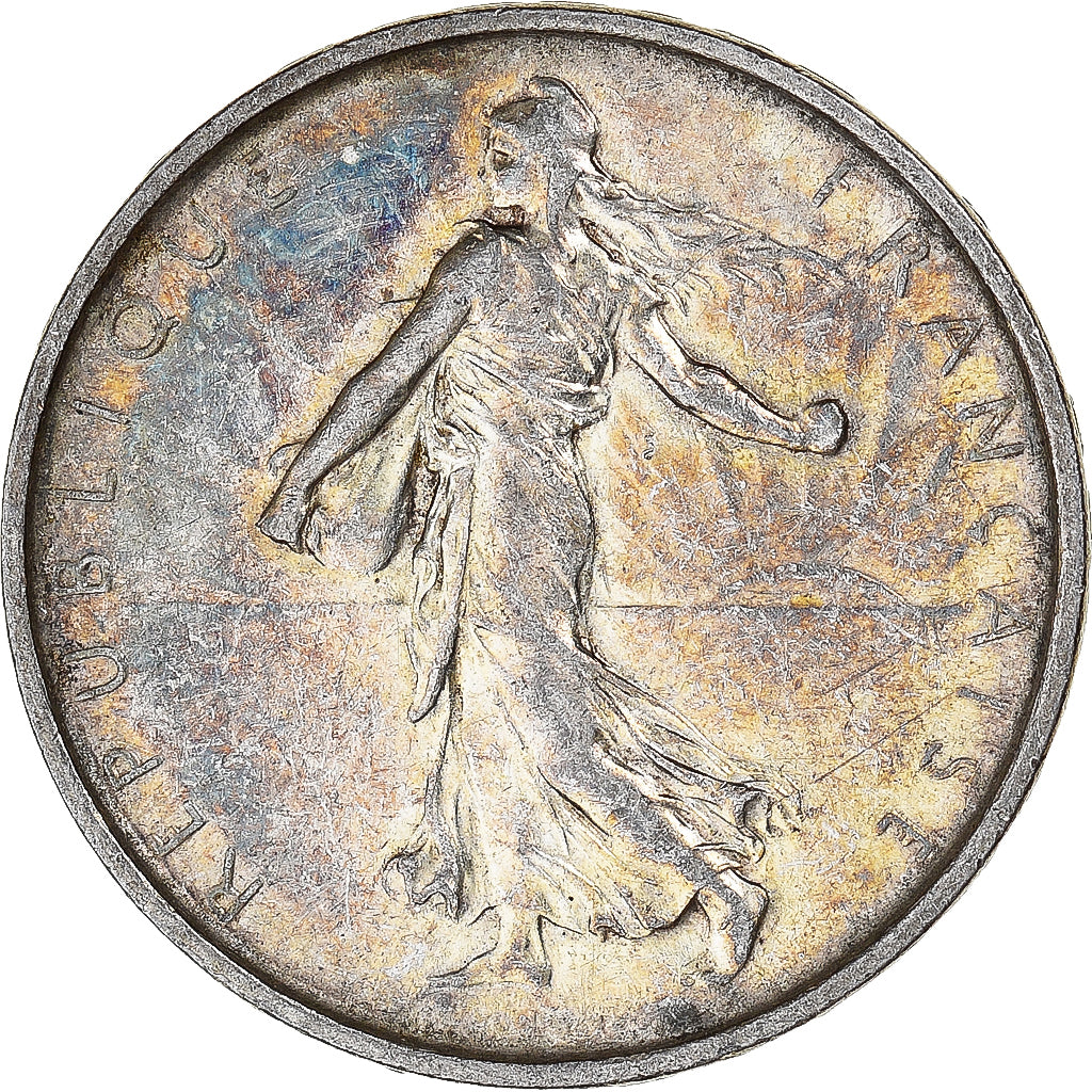 France, Semeuse, 5 Francs, 1966, Paris, AU(50-53), Silver, KM:926, Gadoury:770
