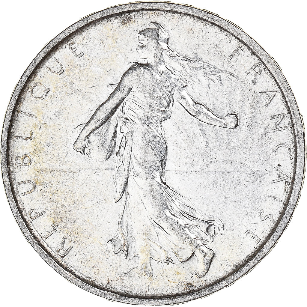 Moneta, Francia, Semeuse, 5 Francs, 1967, Paris, SPL, Argento, KM:926