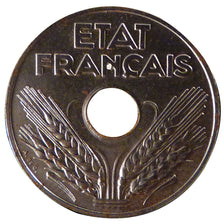 Monnaie, France, État français, 20 Centimes, 1944, Paris, TTB+, Zinc
