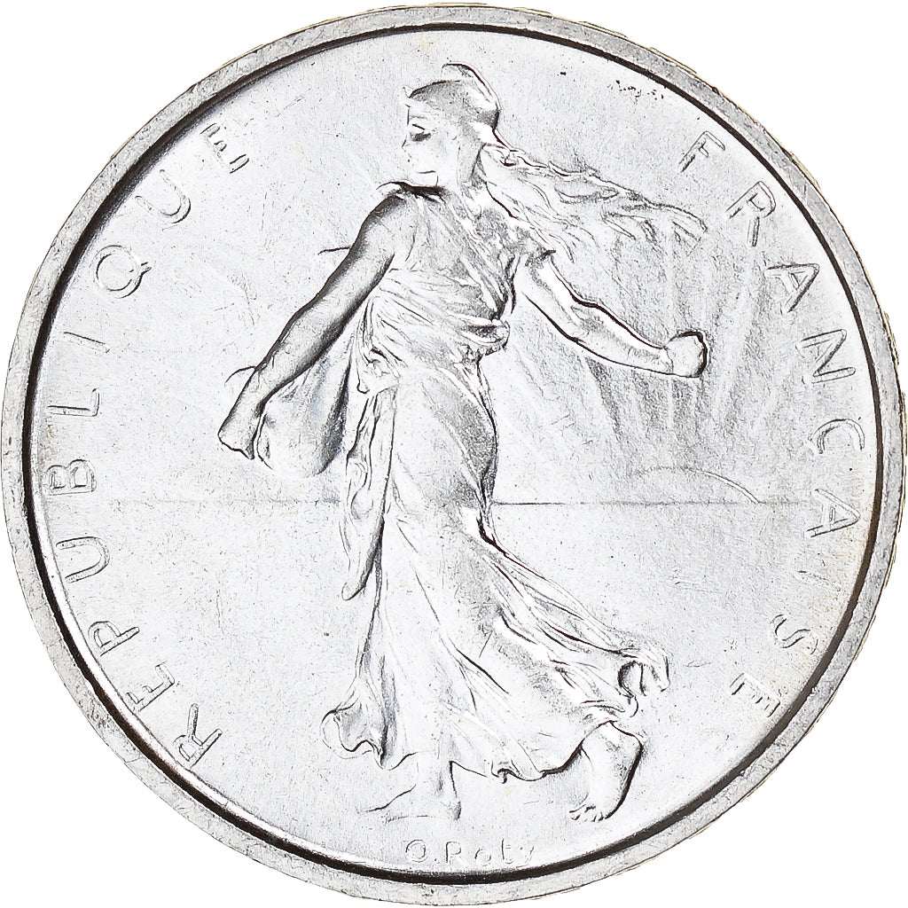 Münze, Frankreich, Semeuse, 5 Francs, 1969, Paris, UNZ, Silber, KM:926