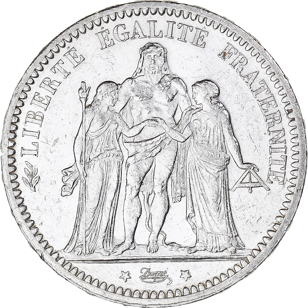Münze, Frankreich, Hercule, 5 Francs, 1873, Paris, VZ+, Silber, KM:820.1