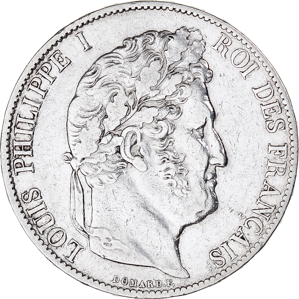 France, Louis-Philippe, 5 Francs, 1847, Paris, EF(40-45), Silver, KM:749.1