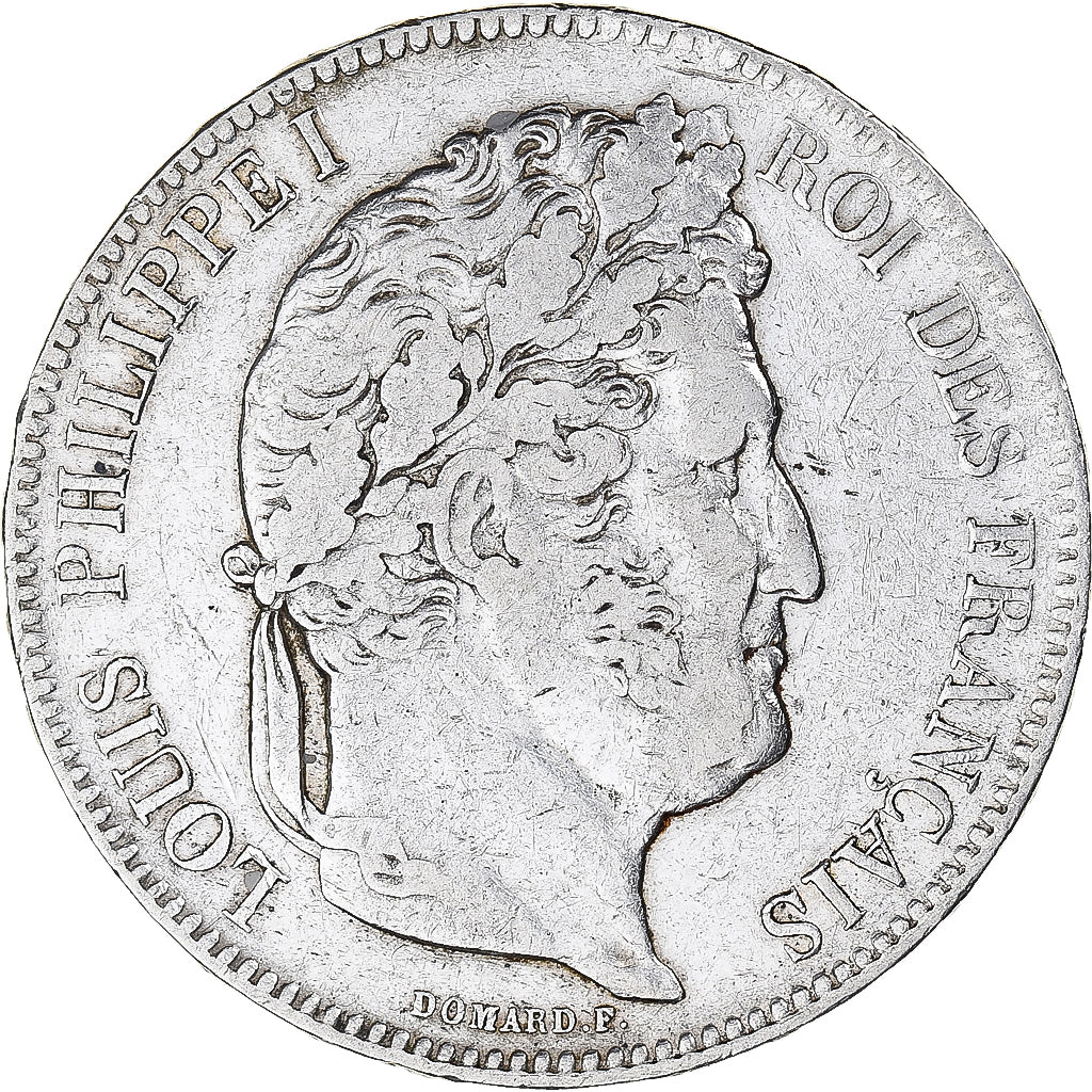 Monnaie, France, Louis-Philippe, 5 Francs, 1842, Lille, TTB, Argent