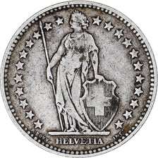 SWITZERLAND, 2 Francs, 1879, Bern, KM #21, VF(20-25), Silver, 27.4, 9.74