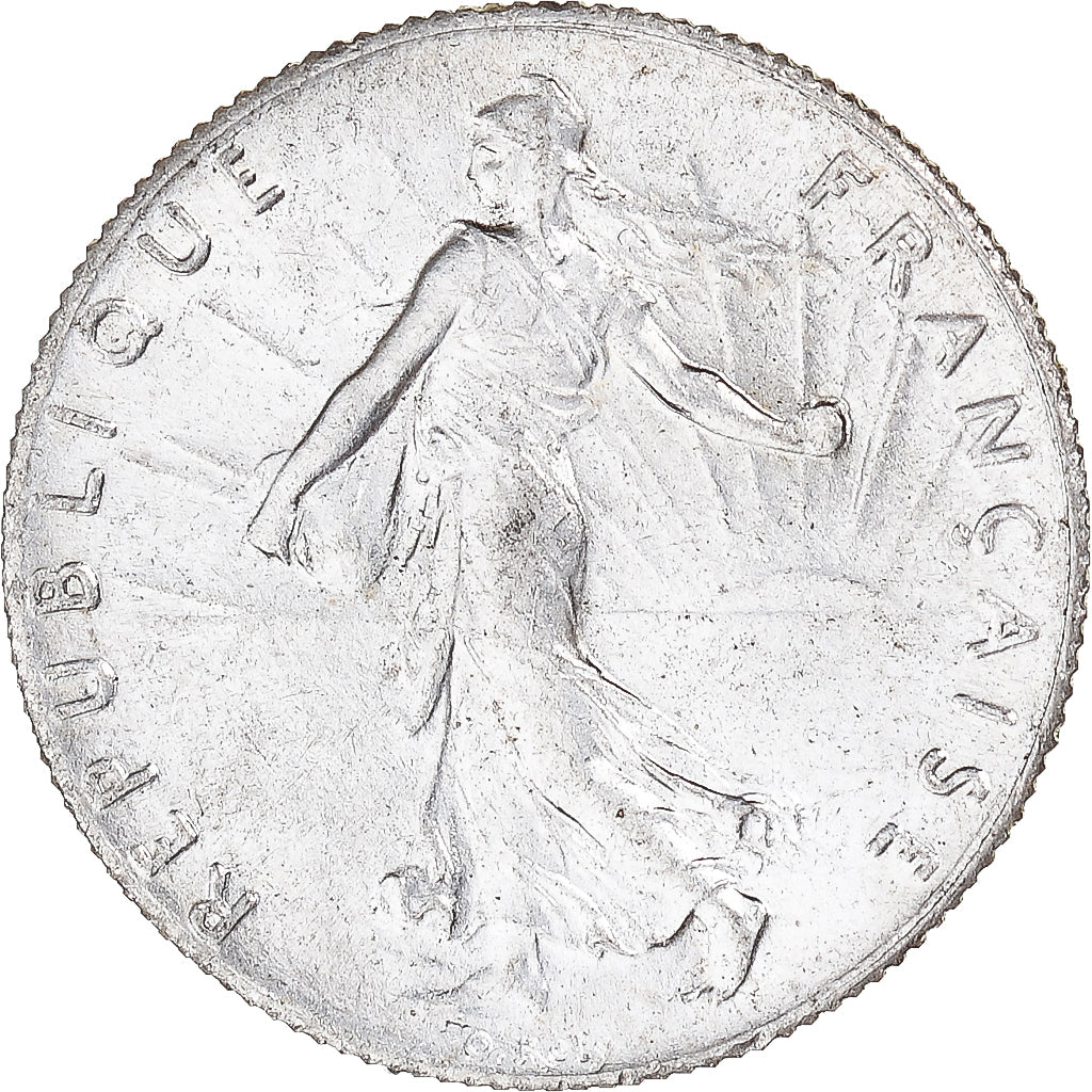 Munten, Frankrijk, Semeuse, 50 Centimes, 1918, Paris, PR+, Zilver, KM:854