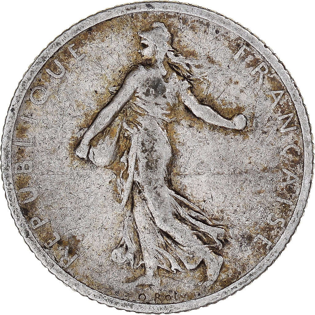 Coin, France, Semeuse, Franc, 1906, Paris, VF(30-35), Silver, KM:844.1