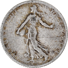 Coin, France, Semeuse, Franc, 1906, Paris, VF(30-35), Silver, KM:844.1